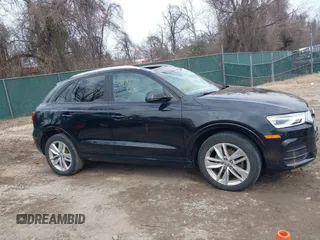 2017 Audi Q3 Premium with VIN WA1ECCFS5HR016753, listed as a IAAI auction lot 41630346 with 77,476 mi miles. Bid and sale history available at carsss.com. Image 13.