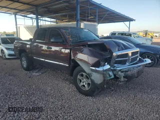 2005 Dodge Dakota Laramie with VIN 1D7HW58NX5S189370, listed as a Copart auction lot 43131135 with 198,988 mi miles and Salvage Title. Bid and sale history available at DreamBid. Image 4.