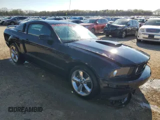 2007 Ford Mustang GT Deluxe with VIN 1ZVFT82HX75245627, listed as a Copart auction lot 50829185 with 46,175 mi miles and Salvage Title. Bid and sale history available at carsss.com. Image 4.