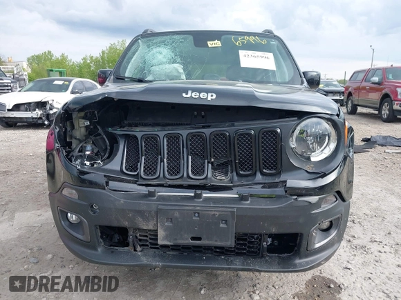 2018 Jeep Renegade Altitude with VIN ZACCJBBB8JPJ33232, listed as a IAAI auction lot 42365996 with 45,423 mi miles and . Bid and sale history available at DreamBid. Image 12.
