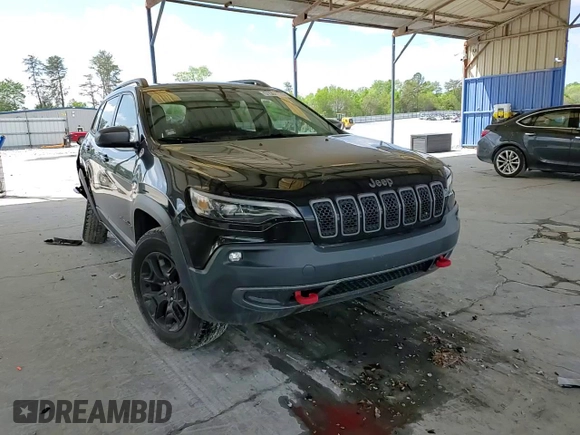 2019 Jeep Cherokee Trailhawk with VIN 1C4PJMBN7KD374676, listed as a Copart auction lot 51504125 with 34,323 mi miles and Salvage Title. Bid and sale history available at DreamBid. Image 11.