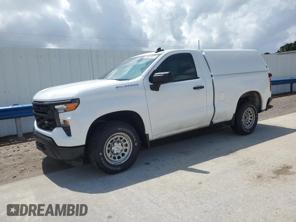 2023 Chevrolet Silverado 1500 Work Truck with VIN 3GCNAAEK5PG365248, listed as a Copart auction lot 51182355 with 161,703 mi miles and Clean Title. Bid and sale history available at carsss.com. Image 1.