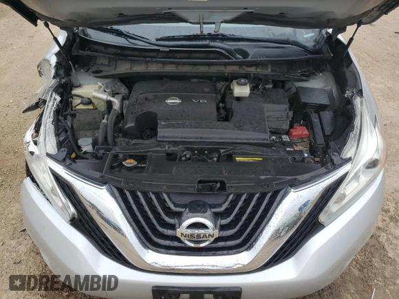 2016 Nissan Murano SL z VIN 5N1AZ2MH3GN150022, wystawiony jako Copart lot #55057025 z przebiegiem 103 327 mil mil oraz Szkoda całkowita • Salvage title. Historia ofert i sprzedaży dostępna na DreamBid. Obrazek 11.