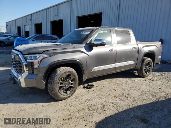 2024 Toyota Tundra 1794 Edition with VIN 5TFMC5DB3RX069660, listed as a Copart auction lot 84489974 with 3,998 mi miles and Salvage title. Bid and sale history available at DreamBid. Image 1.