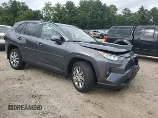 2021 Toyota RAV4 XLE Premium with VIN 2T3A1RFV5MC152318, listed as a Copart auction lot 62899735 with 41,376 mi miles and Salvage title. Bid and sale history available at DreamBid. Image 4.