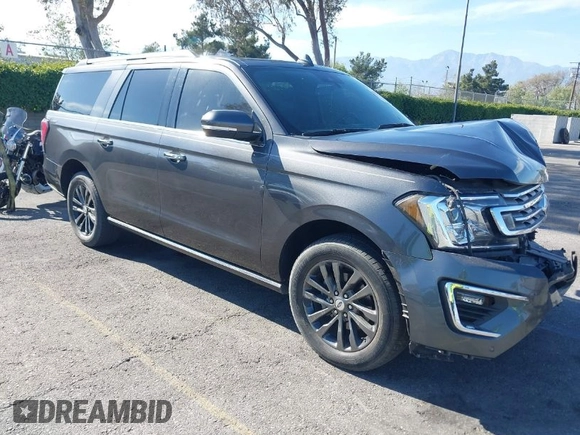 2020 Ford Expedition Max Limited with VIN 1FMJK1KT5LEA12014, listed as a IAAI auction lot 42022590 with 89,306 mi miles and . Bid and sale history available at DreamBid. Image 1.