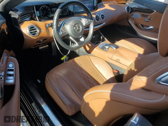 2017 Mercedes-Benz S 550 with VIN WDDXK8CB6HA024397, listed as a Copart auction lot 87514885 with 15,311 mi miles and Salvage Title. Bid and sale history available at DreamBid. Image 8.