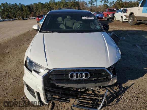 2017 Audi A3 Sedan Premium Plus with VIN WAUGUGFF0H1043635, listed as a Copart auction lot 42499675 with 117,886 mi miles and Salvage Title. Bid and sale history available at carsss.com. Image 5.