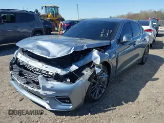 2018 Infiniti Q50 Sport with VIN JN1EV7AP5JM355948, listed as a IAAI auction lot 41872081 with 68,178 mi miles and . Bid and sale history available at carsss.com. Image 2.