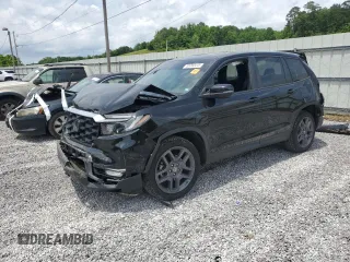2022 Honda Passport EX-L z VIN 5FNYF7H58NB005515, wystawiony jako Copart lot #55290415 z przebiegiem 36 025 mil mil oraz Szkoda całkowita • Salvage title. Historia ofert i sprzedaży dostępna na DreamBid. Obrazek 1.