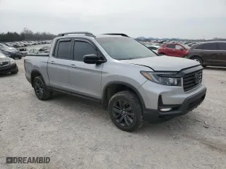 2021 Honda Ridgeline Sport with VIN 5FPYK3F19MB001080, listed as a Copart auction lot 49120615 with 33,098 mi miles and Salvage Title. Bid and sale history available at carsss.com. Image 4.