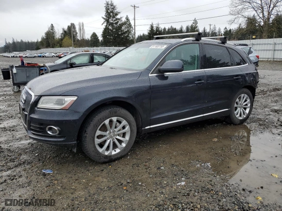 2014 Audi Q5 Premium Plus with VIN WA1LFAFP6EA054338, listed as a Copart auction lot 51103755 with 0 mi miles and Salvage Title. Bid and sale history available at carsss.com. Image 1.