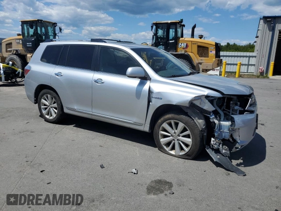 2011 Toyota Highlander Limited with VIN JTEDC3EH5B2000605, listed as a Copart auction lot 58140835 with 186,280 mi miles and Salvage title. Bid and sale history available at DreamBid. Image 4.