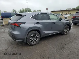 2021 Lexus NX 300 F Sport with VIN JTJSARDZ5M2251025, listed as a Copart auction lot 57950625 with 32,844 mi miles and Salvage title. Bid and sale history available at DreamBid. Image 3.