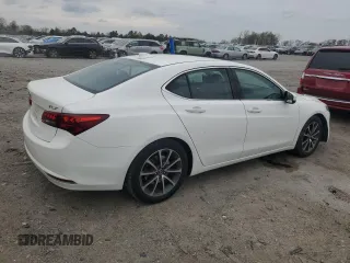 2017 Acura TLX V6 with VIN 19UUB2F31HA002307, listed as a Copart auction lot 51569435 with 89,614 mi miles and Salvage Title. Bid and sale history available at carsss.com. Image 3.