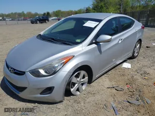 2013 Hyundai Elantra GLS PZEV with VIN KMHDH4AE3DU731897, listed as a IAAI auction lot 42061100 with 78,194 mi miles. Bid and sale history available at carsss.com. Image 2.
