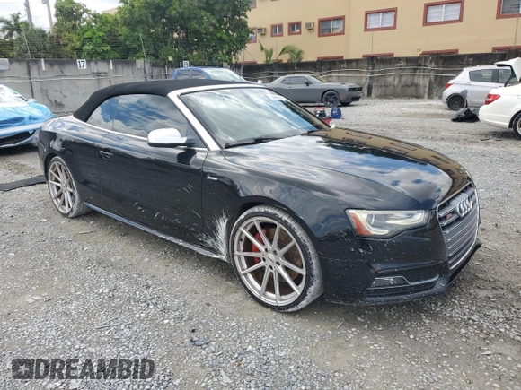 2014 Audi S5 Premium Plus z VIN WAUCGAFH4EN000456, wystawiony jako Copart lot #56907415 z przebiegiem 158 392 mil mil oraz Szkody całkowita. Historia ofert i sprzedaży dostępna na DreamBid. Obrazek 4.