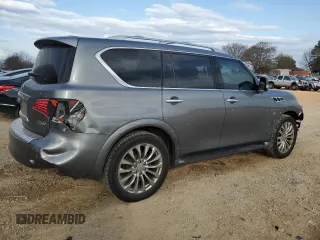 2016 Infiniti QX80 with VIN JN8AZ2NE4G9126706, listed as a Copart auction lot 48589555 with 151,940 mi miles and Salvage Title. Bid and sale history available at DreamBid. Image 3.