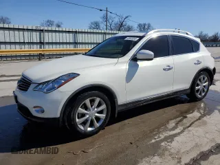 2011 Infiniti EX Journey with VIN JN1AJ0HP7BM801591, listed as a Copart auction lot 48683855 with 173,030 mi miles and Salvage Title. Bid and sale history available at carsss.com. Image 1.
