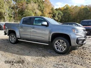 2021 Chevrolet Colorado 2WD Work Truck with VIN 1GCGSBEN8M1299200, listed as a Copart auction lot 41637655 with 51,757 mi miles and Salvage title. Bid and sale history available at DreamBid. Image 4.