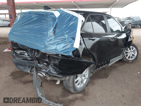 2024 Chevrolet Equinox LS with VIN 3GNAXHEG1RL142689, listed as a IAAI auction lot 41797893 with 13,335 mi miles and . Bid and sale history available at DreamBid. Image 4.