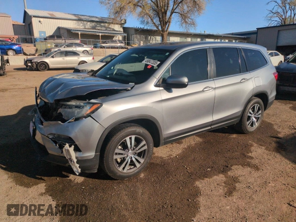 2017 Honda Pilot EX-L with VIN 5FNYF6H5XHB010570, listed as a Copart auction lot 49847335 with 103,800 mi miles and Salvage Title. Bid and sale history available at DreamBid. Image 1.