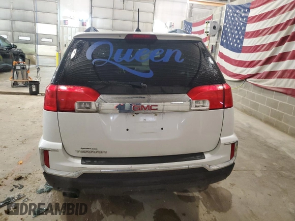 2016 GMC Terrain SLE with VIN 2GKALNEK1G6307671, listed as a Copart auction lot 86818894 with 111,562 mi miles and Salvage Title. Bid and sale history available at carsss.com. Image 6.
