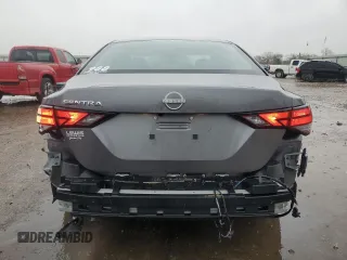2024 Nissan Sentra S with VIN 3N1AB8BVXRY267318, listed as a Copart auction lot 51851765 with 9,635 mi miles and Salvage Title. Bid and sale history available at DreamBid. Image 6.