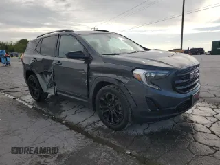 2019 GMC Terrain SLE with VIN 3GKALMEV8KL244030, listed as a Copart auction lot 53660025 with 142,220 mi miles and Salvage title. Bid and sale history available at DreamBid. Image 4.
