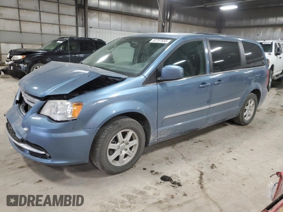 2012 Chrysler Town & Country Touring z VIN 2C4RC1BG2CR187749, wystawiony jako Copart lot #53797655 z przebiegiem 102 363 mil mil oraz Szkoda całkowita • Salvage title. Historia ofert i sprzedaży dostępna na DreamBid. Obrazek 1.
