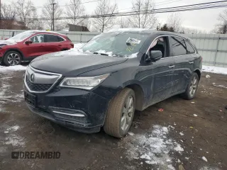 2016 Acura MDX w/Tech/Entertainment with VIN 5FRYD4H63GB040994, listed as a Copart auction lot 44795255 with 103,105 mi miles and Salvage Title. Bid and sale history available at carsss.com. Image 1.
