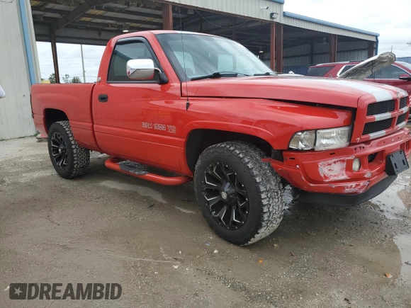 1997 Dodge Ram 1500 with VIN 1B7HC16Z0VS263283, listed as a Copart auction lot 79262744 with 157,359 mi miles and Salvage Title. Bid and sale history available at carsss.com. Image 4.