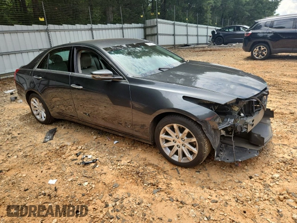 2014 Cadillac CTS RWD with VIN 1G6AP5SX7E0154156, listed as a Copart auction lot 62586325 with 83,818 mi miles and Salvage title. Bid and sale history available at DreamBid. Image 4.