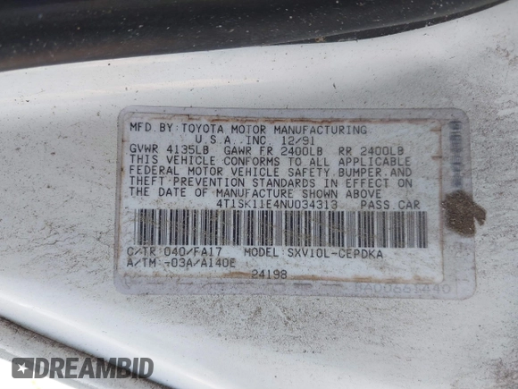 2011 Toyota Corolla L with VIN JTDBU4EE5BJ102707, listed as a IAAI auction lot 38947809 with 198,318 mi miles and . Bid and sale history available at DreamBid. Image 9.
