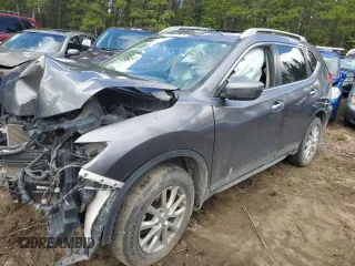 2017 Nissan Rogue SV with VIN 5N1AT2MV5HC777115, listed as a Copart auction lot 88550005 with Not Provided miles and Salvage Title. Bid and sale history available at carsss.com. Image 1.