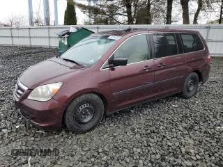 2007 Honda Odyssey LX with VIN 5FNRL38227B046852, listed as a Copart auction lot 50354005 with 187,022 mi miles and Salvage Title. Bid and sale history available at carsss.com. Image 1.