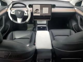 2023 Tesla Model 3 with VIN 5YJ3E1EA5PF413923, listed as a Copart auction lot 49008435 with 28,373 mi miles and Salvage Title. Bid and sale history available at DreamBid. Image 8.