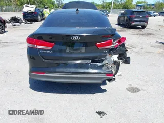 2017 Kia Optima EX with VIN 5XXGU4L35HG142807, listed as a IAAI auction lot 41856251 with 104,634 mi miles and . Bid and sale history available at carsss.com. Image 6.