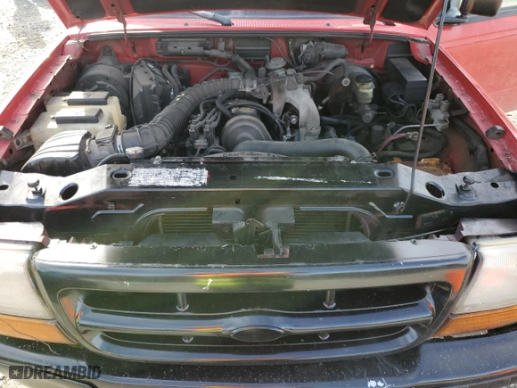 1998 Ford Ranger XL with VIN 1FTYR14C6WPA98731, listed as a Copart auction lot 50735525 with 254,156 mi miles and Salvage Title. Bid and sale history available at carsss.com. Image 13.