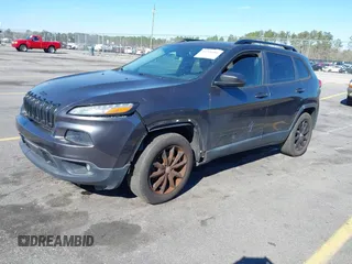 2014 Jeep Cherokee Latitude with VIN 1C4PJMCS3EW298340, listed as a IAAI auction lot 41708488 with 217,438 mi miles and . Bid and sale history available at DreamBid. Image 2.