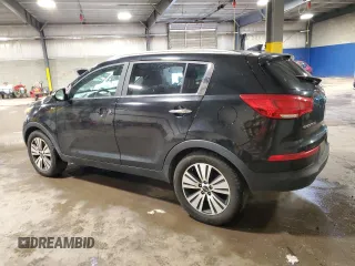 2015 Kia Sportage EX with VIN KNDPCCAC9F7727556, listed as a Copart auction lot 61541565 with Not provided miles and Salvage title. Bid and sale history available at DreamBid. Image 2.