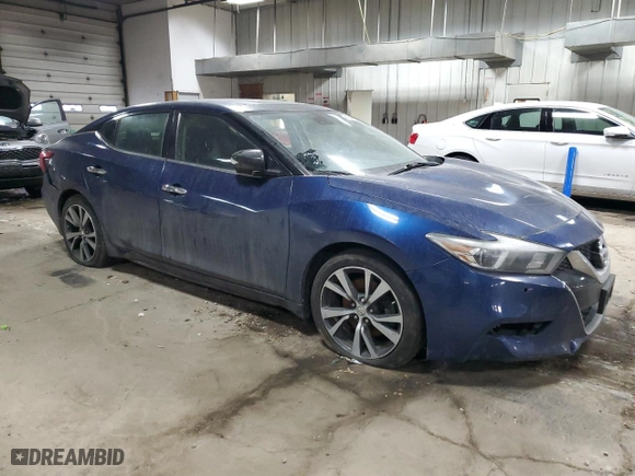 2017 Nissan Maxima SR with VIN 1N4AA6AP7HC430656, listed as a Copart auction lot 88647855 with 114,615 mi miles and Clean Title. Bid and sale history available at carsss.com. Image 4.