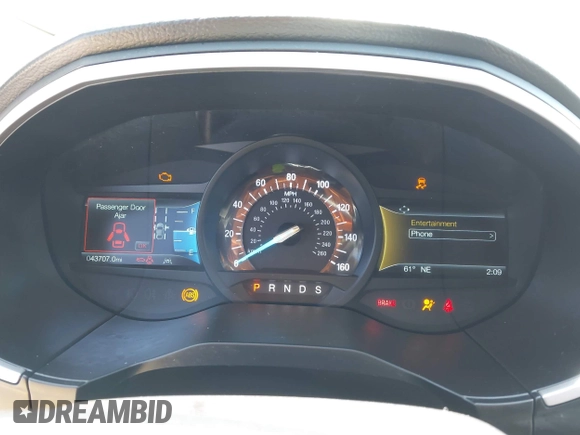 2019 Ford Edge SEL with VIN 2FMPK4J94KBC26939, listed as a IAAI auction lot 42028312 with 43,707 mi miles and . Bid and sale history available at DreamBid. Image 7.