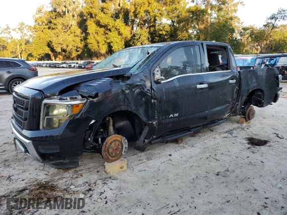 2023 Nissan Titan SV with VIN 1N6AA1ED5PN114394, listed as a Copart auction lot 75536914 with Not provided miles and Non repairable. Bid and sale history available at DreamBid. Image 1.
