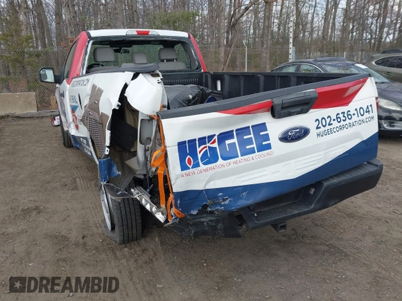 2018 Ford F-150 XL with VIN 1FTMF1CB7JKF68576, listed as a IAAI auction lot 41838856 with 15,396 mi miles. Bid and sale history available at carsss.com. Image 6.