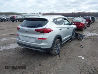 2019 Hyundai Tucson Limited with VIN KM8J3CAL1KU972574, listed as a IAAI auction lot 41932242 with 41,677 mi miles and . Bid and sale history available at DreamBid. Image 4.