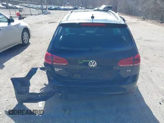 2017 Volkswagen Golf SportWagen S with VIN 3VWC17AU6HM504529, listed as a IAAI auction lot 41832444 with 123,545 mi miles. Bid and sale history available at carsss.com. Image 16.