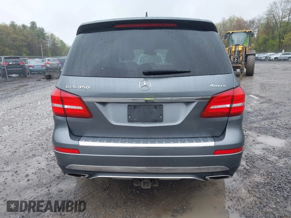 2018 Mercedes-Benz GLS 450 z VIN 4JGDF6EE5JB106257, wystawiony jako IAAI lot #42187413 z przebiegiem 104 217 mil mil oraz . Historia ofert i sprzedaży dostępna na DreamBid. Obrazek 16.