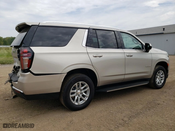 2024 Chevrolet Tahoe LS with VIN 1GNSKMKD2RR165008, listed as a Copart auction lot 69195334 with 19,222 mi miles and Salvage Title. Bid and sale history available at carsss.com. Image 3.