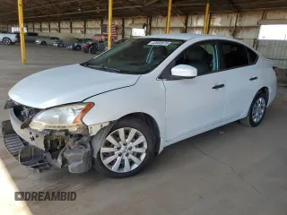 2015 Nissan Sentra SV with VIN 3N1AB7AP0FL690947, listed as a Copart auction lot 53983875 with 84,206 mi miles and Salvage Title. Bid and sale history available at DreamBid. Image 1.